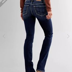 BKE Women’s Boot Cut Jeans in Dark Indigo